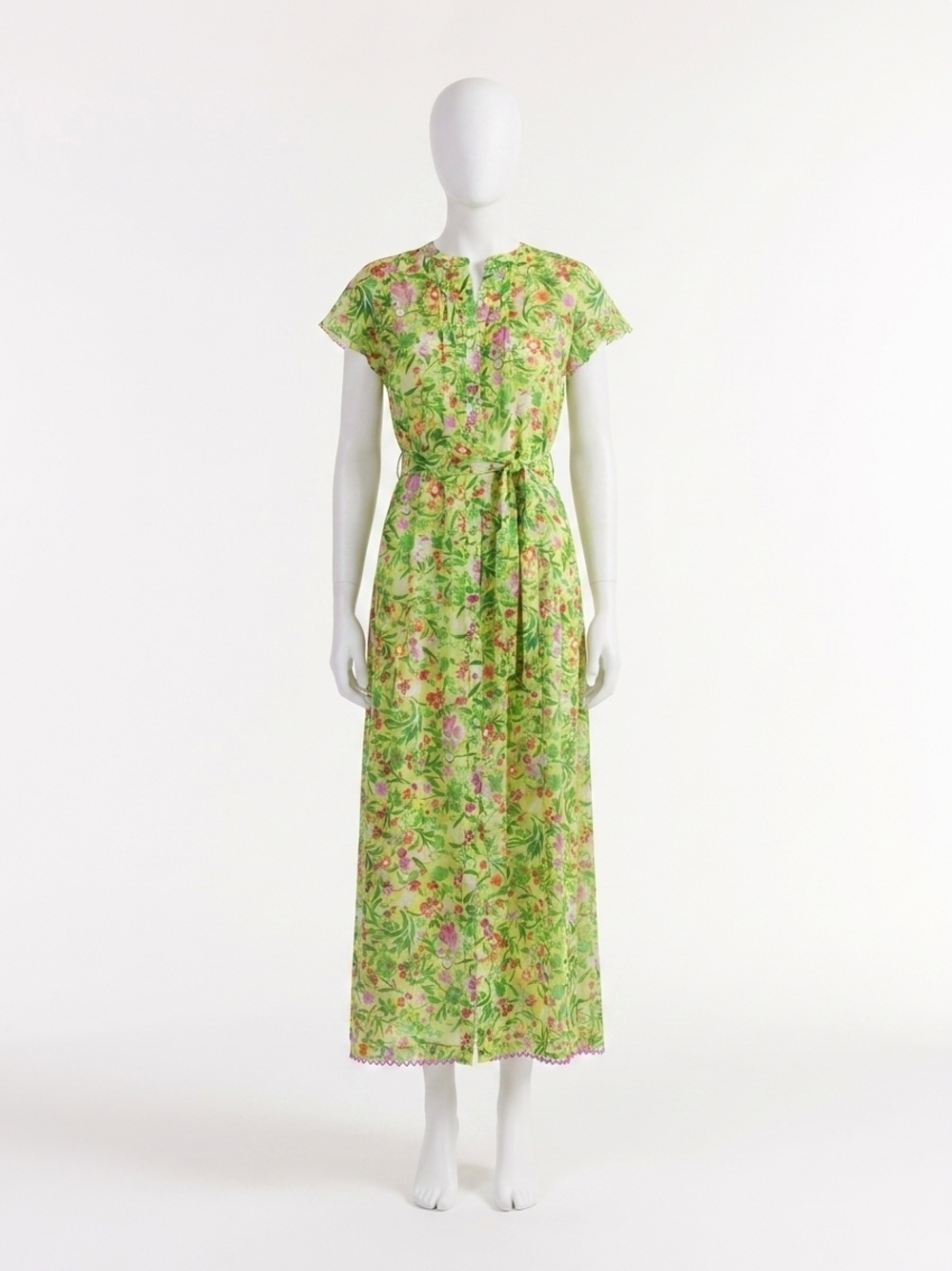 NEW SALONI bettie b midi dress in bouquet lime